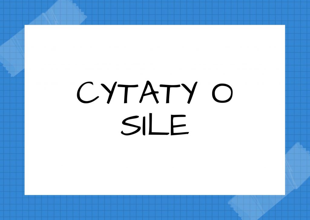Cytaty o sile — Ralph Waldo Emerson — Zrób coś, a zdobędziesz siłę.